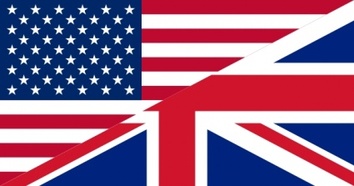 Signs & Symbols - Flags Of The United States And The United Kingdom clip art 