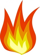 Objects - Flame clip art 