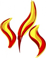 Objects - Flames clip art 