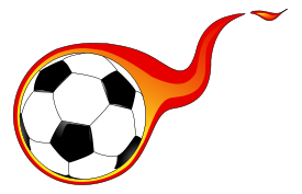 Flaming soccer ball Preview