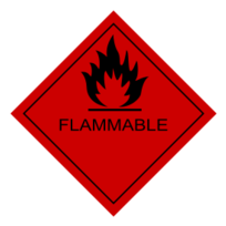 Objects - Flammable Sign 