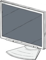 Flat Panel clip art