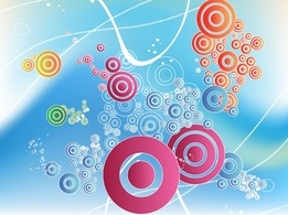 Abstract - Floating Circles Design 