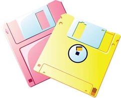 Technology - Floppy disc vector 2 