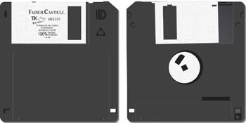 Technology - Floppy disc vector 3 