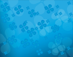 Floral blue vector background