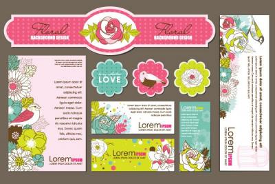 Floral Corporate Identity Template Preview
