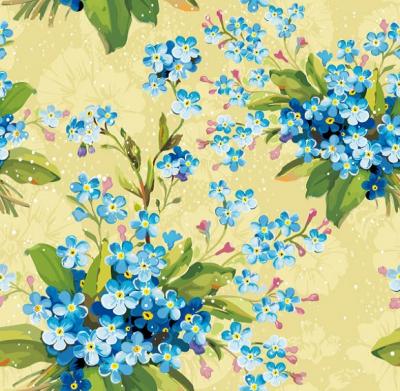 Flourishes & Swirls - Floral Flowers Background 