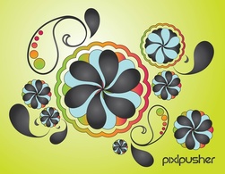 Abstract - Floral Summer Vector 