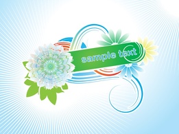 Floral Vector Banner