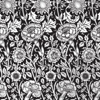 Flourishes & Swirls - Floral Vector Pattern 
