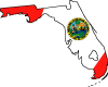 Florida Vector Map Preview