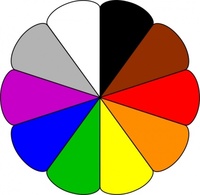 Flower Colors clip art