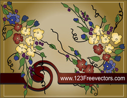 Flowers & Trees - Flower Text Frame 