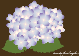 Flowers & Trees - Flower Vector - Pink Polka Dotted Flower 