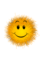 Cartoon - Fluffy Smiley 