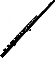 Flute clip art Preview