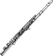 Flute clip art Preview