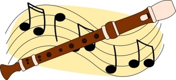 Music - Flute Music clip art 