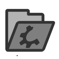 Icons - Folder Grey Open 