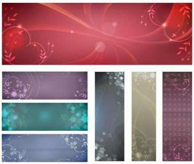 Abstract - Foliage Banners 