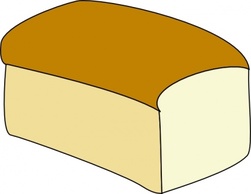 Food Bread Outline Cartoon Breads Carbs Loaf Carbohydrate 