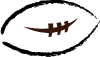 Football Brush Vector Image 