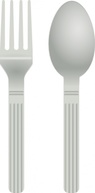 Fork And Spoon clip art Preview