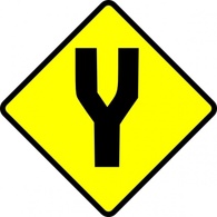 Fork In Road clip art