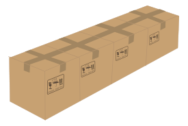 Four boxes