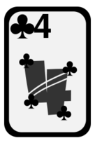 Business - Four of Clubs 