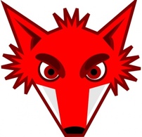 Objects - Fox Head clip art 