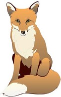 Animals - Fox Vector 13 