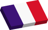 France 3d Vector Flag