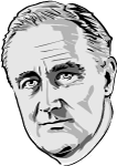 Franklin D. Roosvelt Vector Portrait