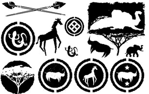 Animals - Free Africa Silhouette Vector Pack 