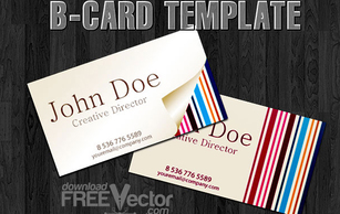 Elements - Free B-card Template 