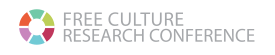 Free Culture Research Conference Logo 2 