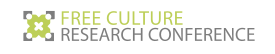 Free Culture Research Conference Logo 5