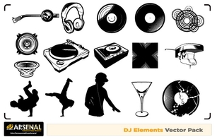 Free Dj & Graffiti vector artwork