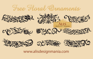 Flourishes & Swirls - Free Floral Ornaments 