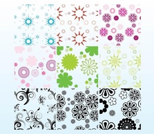 Backgrounds - Free Floral Patterns 