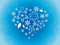 Free Flower Heart Vector