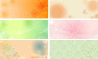 Free flowery vector backgrounds 02 Preview