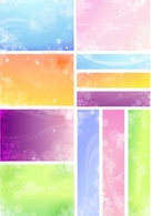 Backgrounds - Free flowery vector backgrounds 04 