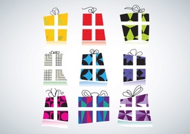 Free Gift Packs Vectors 