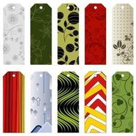 Free Gift Tags Vector and Bookmarks Collection 