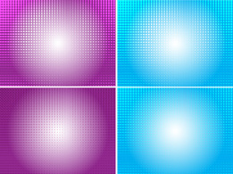 Free Halftone Background Vector Illustration