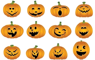 Free Halloween Vector Pumpkins Preview