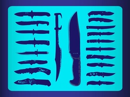 Military - Free Knives Vectors 